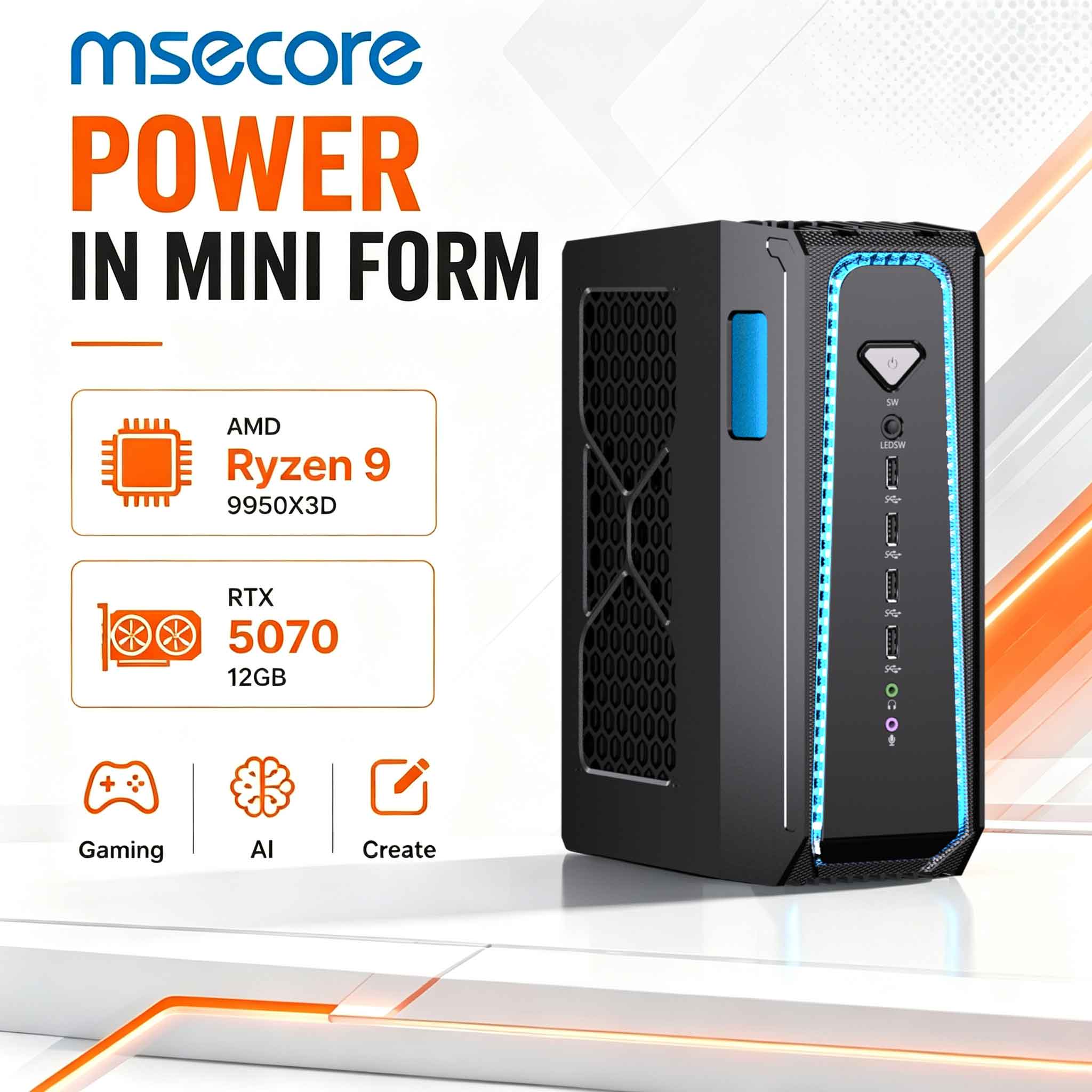 كمبيوتر ألعاب MSECORE بتبريد س - مراجعة Pc Gaming Liquid وسعره