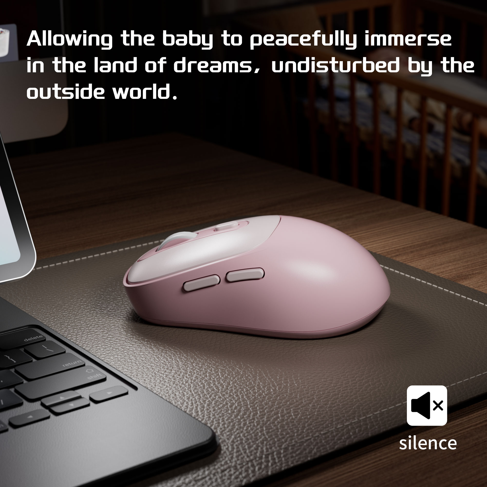 ماوس لاسلكي من MageGee بتردد 2 - مراجعة Pc Gaming Pink وسعره