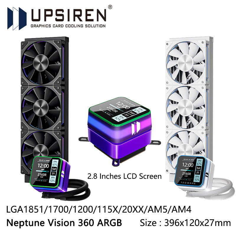 USIREN Neptune Vision 360 ARGB - مراجعة Pc Gaming Liquid وسعره